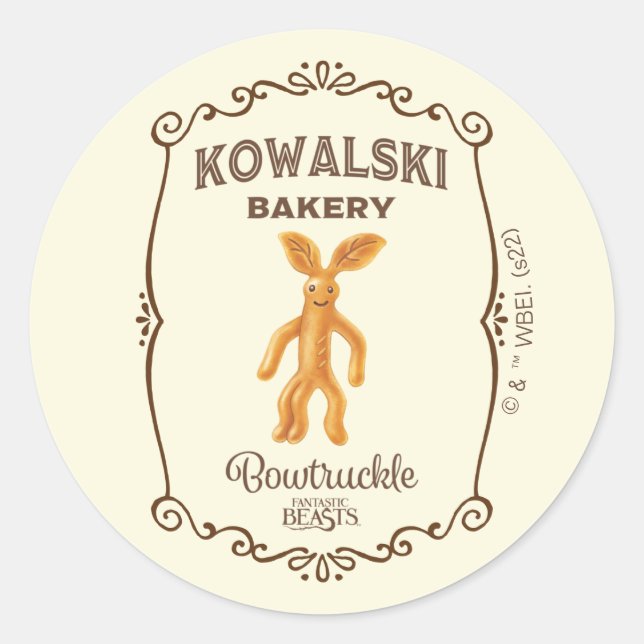 Adesivo Kowalski Bakery - Bowtruckle (Frente)