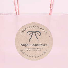 Adesivo Kraft da Cozinha da Fita do Arco Coquette