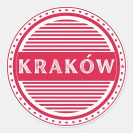 Adesivo Krakow City Pride Emblem – Polish Identity