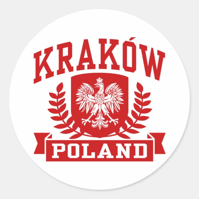 Adesivo Krakow Polônia (Frente)