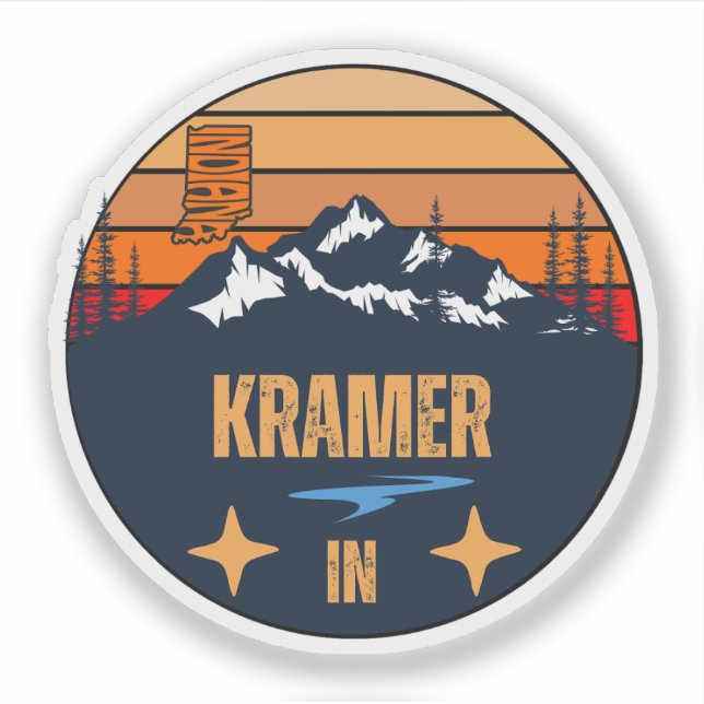 Adesivo Kramer, Indiana (Frente)