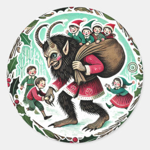 Adesivo Krampus Christmas