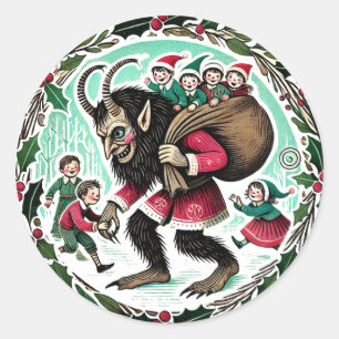 Adesivo Krampus Christmas