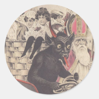 Adesivo Krampus e sua moto