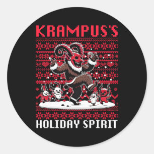 Adesivo Krampus Holiday Spirit Design de Natal