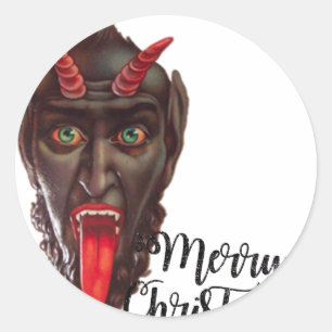 Adesivo krampus merry Natal