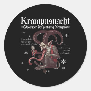Adesivo Krampusnacht Natal Monster Krampus Lover Festi