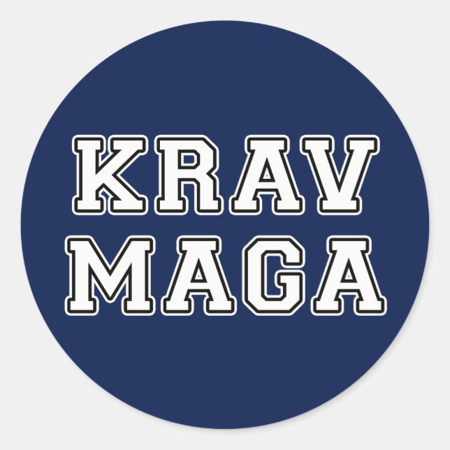 Adesivo Krav Maga (Frente)