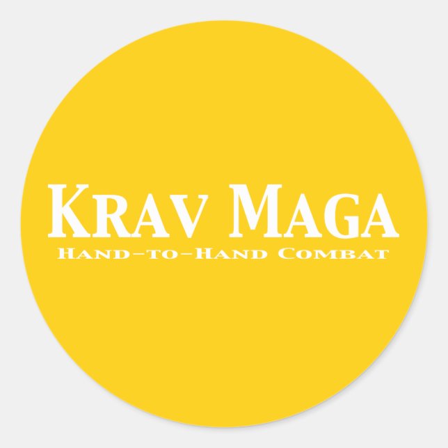 Adesivo Krav Maga Gifts (Frente)