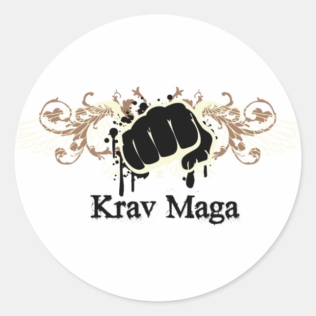 Adesivo Krav Maga Punch (Frente)