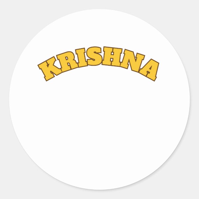 Adesivo Krishna Stickers (Frente)