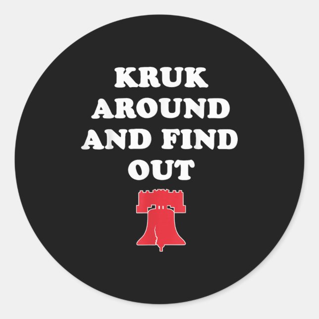 Adesivo Kruk E Descubra (Frente)