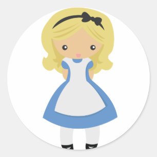Adesivo KRW Alice bonito no país das maravilhas