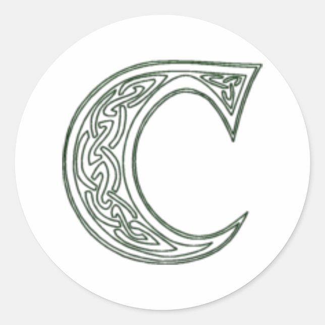 Adesivo KRW - C - Selo do Monograma Celta (Frente)