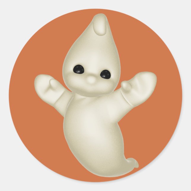 Adesivo KRW - Fantasma de Halloween (Frente)