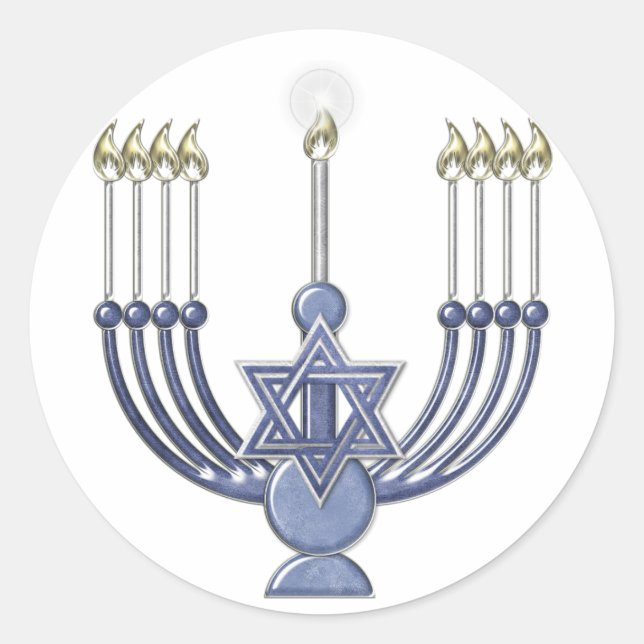 Adesivo KRW Hanukkah Menorah Seal (Frente)