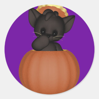Adesivo KRW Lil Black Scardy Cat Halloween