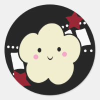 KRW Movie Popcorn Kawaii Sticker