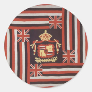 Adesivo Kuʻu Hae Aloha (minha bandeira amado), algodão