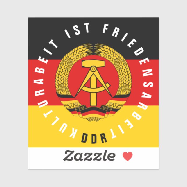 Adesivo Kulturabeit ist Friedensarbeit (Folha)