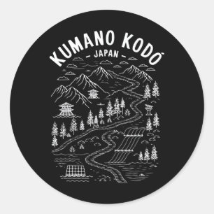 Adesivo Kumano Kodo Japão Vintage