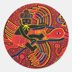 Adesivo Kuna Indian Storey Tringing Design