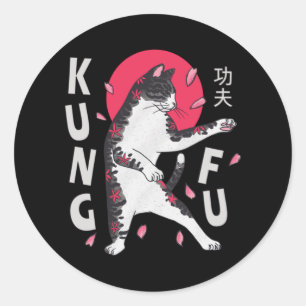 Adesivo Kung Fu Cat