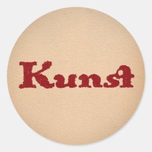 Adesivo Kunst em Vermelho