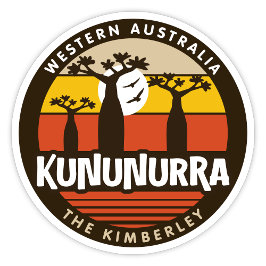 Adesivo Kununurra, Vinheta da Austrália Ocidental