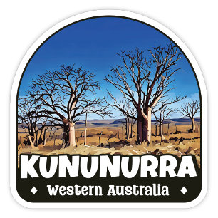 Adesivo Kununurra, Vinheta da Austrália Ocidental