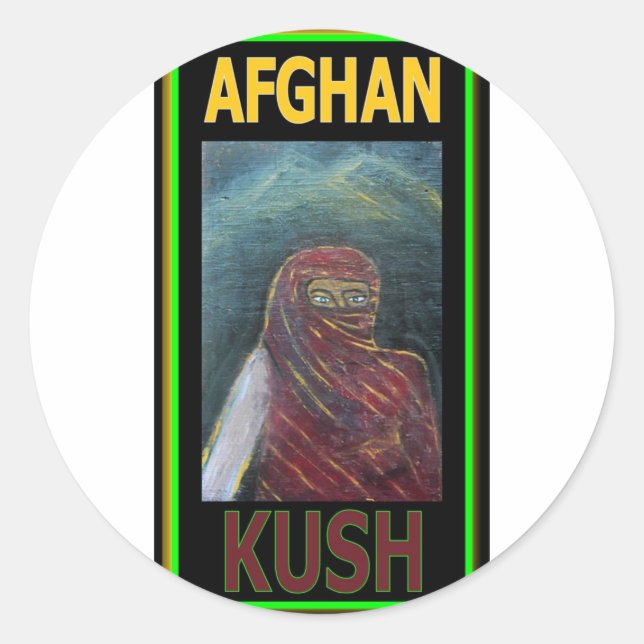 ADESIVO KUSH AFGÃ (Frente)
