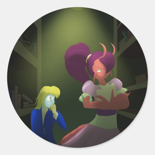 Adesivo Kuzoura e Crayfish Girl (Frente)