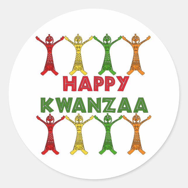 Adesivo Kwanzaa Dancers (Frente)