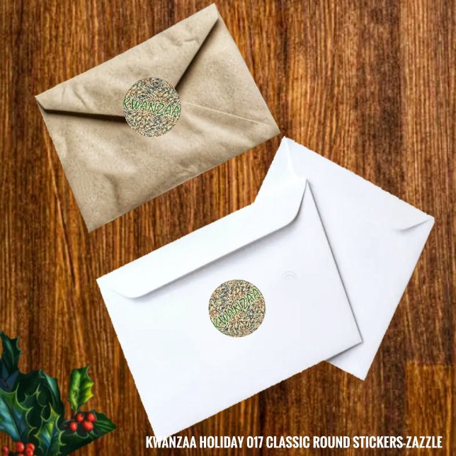 Adesivo Kwanzaa Holiday 017 (Criador carregado)