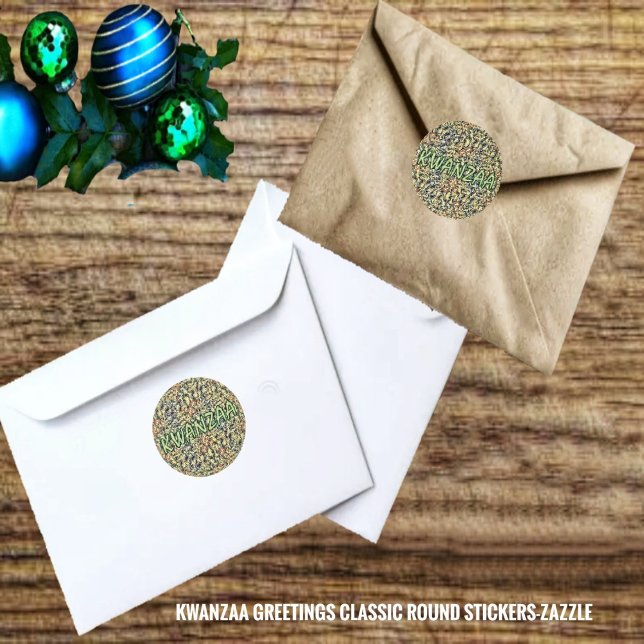 Adesivo Kwanzaa Saudações (Criador carregado)