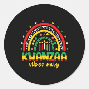 Adesivo Kwanzaa Vibes Apenas Kinara Sete Velas African Am