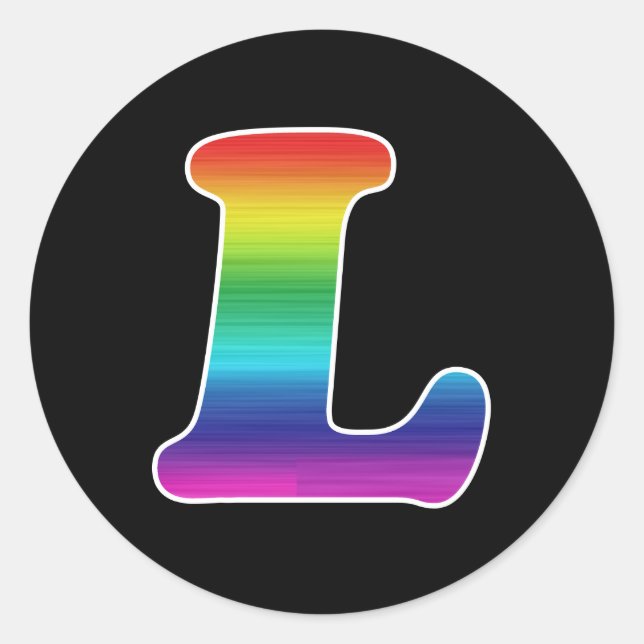 ADESIVO L DE ORGULHO LÉSBICO (Frente)