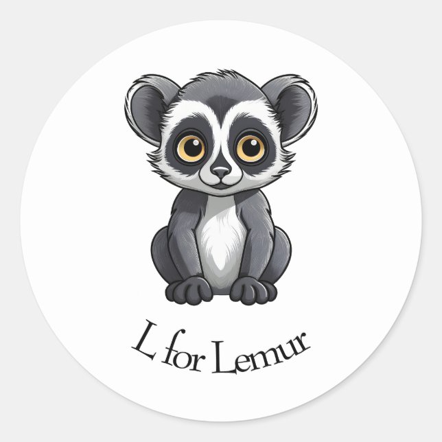 Adesivo L para Lemur (Frente)