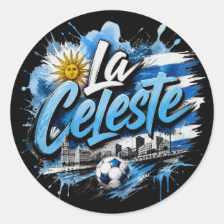 Adesivo La Celeste - o apelido da seleção uruguaia