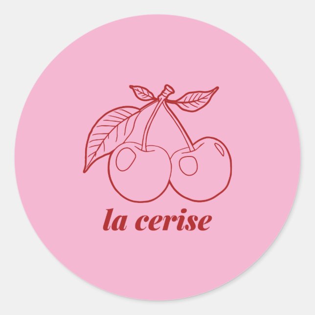 Adesivo La cerise pin (Frente)