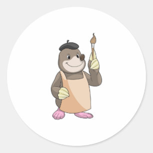 Adesivo Lã como Pintor com Pintor