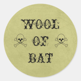 Adesivo Lã de Bar de doce de Poção do Dia das Bruxas