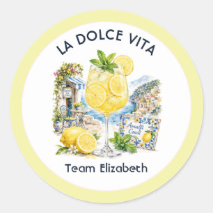 Adesivo La Dolce Vita Equipe Noiva Despedida de Solteira A