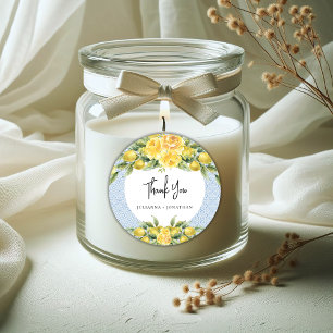 Adesivo La Dolce Vita - Limão Mediterrâneo Casamento