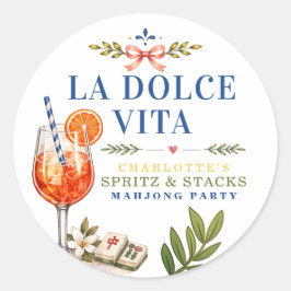 Adesivo La Dolce Vita Mahjong Spritz & Stacks