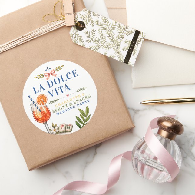 Adesivo La Dolce Vita Mahjong Spritz & Stacks (Presentear)