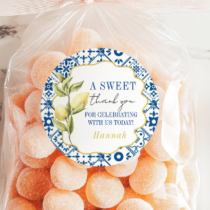 Adesivo La Dolce Vita Obrigado Lemon Italiano