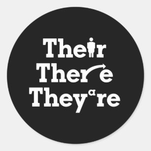 Adesivo "Lá estão eles"