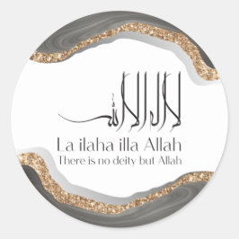 Adesivo La ilaha illa-ALLAH Shahada Modern arábica calligr