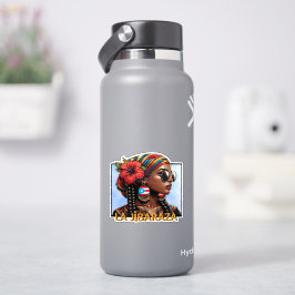 Adesivo La Jíbaraza 9 – Puerto Rican Jíbara Art • Boricua 